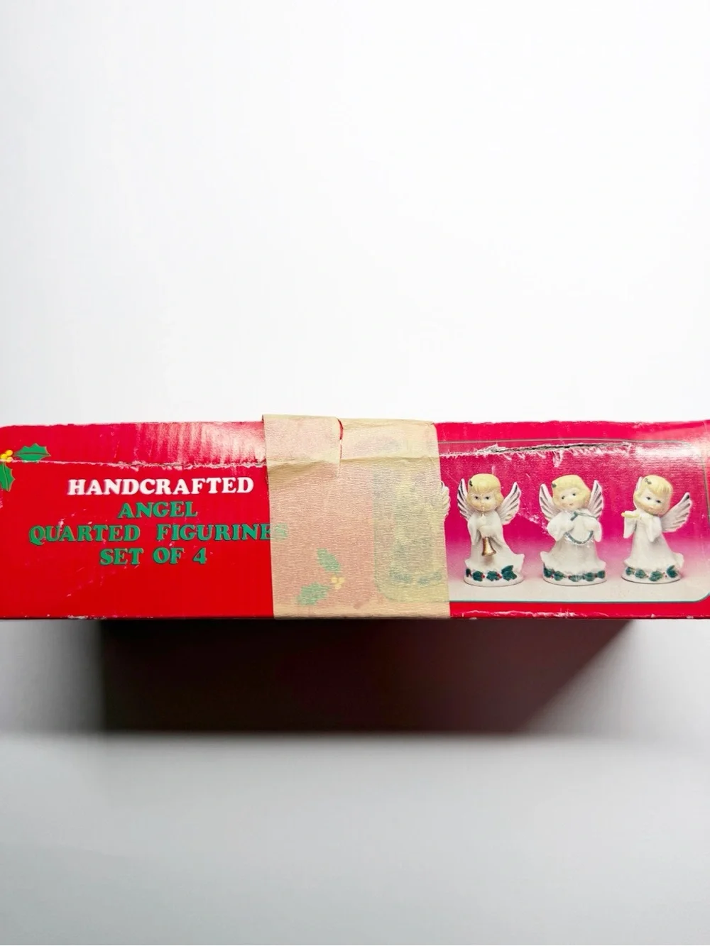 Vintage Handcrafted Porcelain Quartet Angels